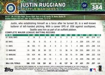 2015 Topps #384 Justin Ruggiano Back