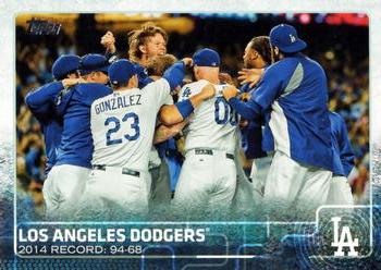 2015 Topps #478 Los Angeles Dodgers Front