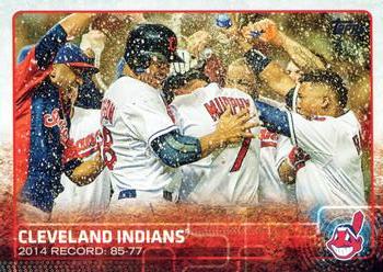 2015 Topps #548 Cleveland Indians Front