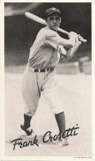 1936 Goudey Wide Pen Premiums (R314 Type 1)  #NNO Frank Crosetti Front