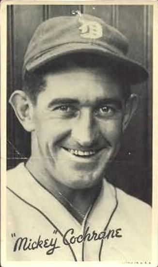 1936 Goudey Wide Pen Premiums (R314 Type 1)  #NNO Mickey Cochrane Front