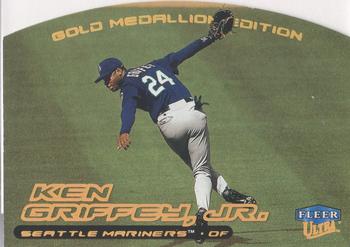 2000 Ultra - Gold Medallion #100G Ken Griffey Jr. Front