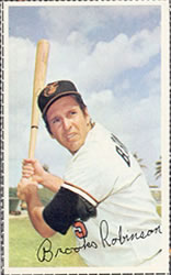 1971 Dell Today's Team Stamps #NNO Brooks Robinson Front