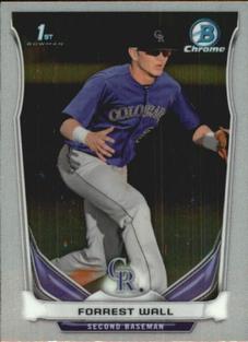 2014 Bowman Chrome Mini #99 Forrest Wall Front