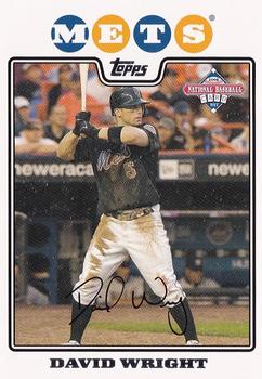 2008 Topps - National Baseball Card Day #2 David Wright Front