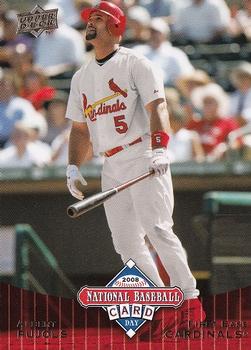2008 Upper Deck - National Baseball Card Day #UD11 Albert Pujols Front