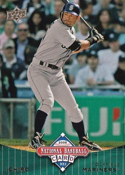 2008 Upper Deck - National Baseball Card Day #UD12 Ichiro Suzuki Front