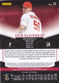 2014 Donruss - 2014 Panini Elite #73 Adam Wainwright Back