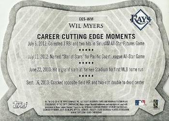 2014 Bowman Platinum - Cutting Edge Stars #CES-WM Wil Myers Back