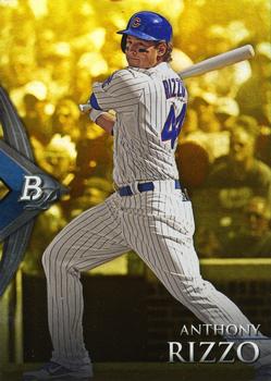 2014 Bowman Platinum - Gold #66 Anthony Rizzo Front