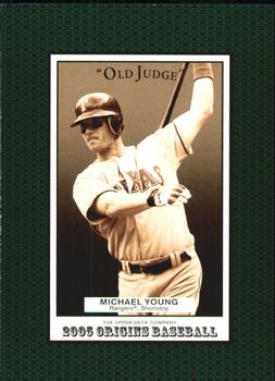 2005 UD Origins - Old Judge #8 Michael Young Front