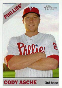 2015 Topps Heritage #80 Cody Asche Front