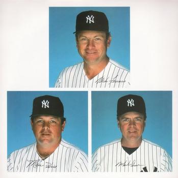 1991 New York Yankees Photo Album #NNO Mike Ferraro / Marc Hill / Mark Connor Front