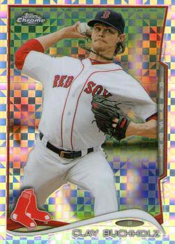 2014 Topps Chrome - X-Fractor #31 Clay Buchholz Front