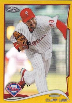 2014 Topps Chrome - Gold Refractors #37 Cliff Lee Front