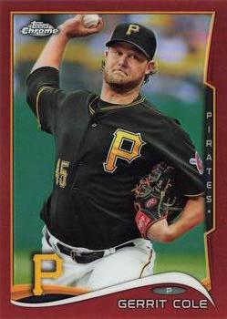 2014 Topps Chrome - Red Refractors #46 Gerrit Cole Front