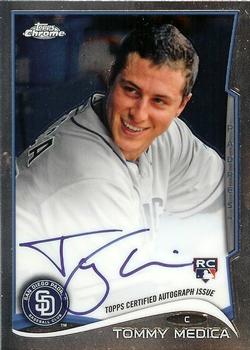 2014 Topps Chrome - Rookie Autographs #198 Tommy Medica Front