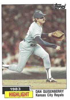1984 Topps #3 Dan Quisenberry Front