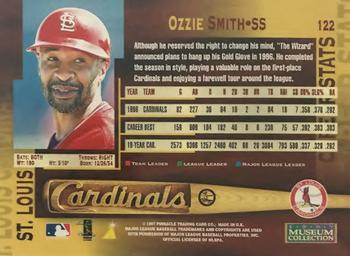 1997 Pinnacle - Artist's Proofs #122 Ozzie Smith Back