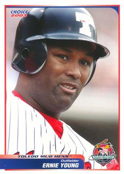 2003 Choice Toledo Mud Hens #23 Ernie Young Front