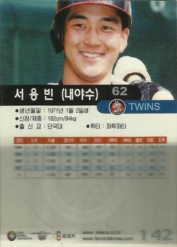 2000 Teleca #142 Yong-Bin Seo Back