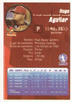 2005 Liga Mexicana de Beisbol #NNO Hugo Aguilar Back