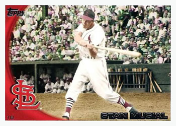 2010 Topps #100 Stan Musial Front