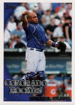 2010 Topps #445 Miguel Olivo Front