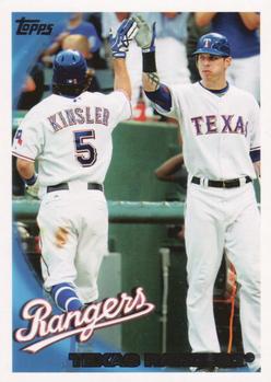 2010 Topps #645 Texas Rangers Front