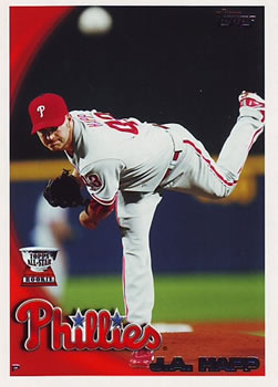 2010 Topps #89 J.A. Happ Front