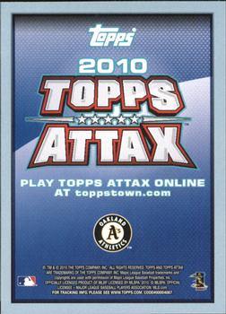 2010 Topps Attax #NNO Andrew Bailey Back