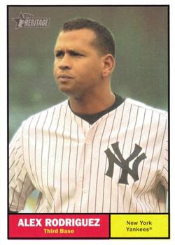 2010 Topps Heritage #19 Alex Rodriguez Front