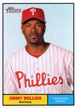 2010 Topps Heritage #103 Jimmy Rollins Front