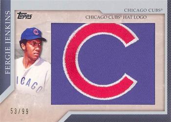 2010 Topps - Manufactured Hat Logo Patch #MHR-57 Fergie Jenkins Front