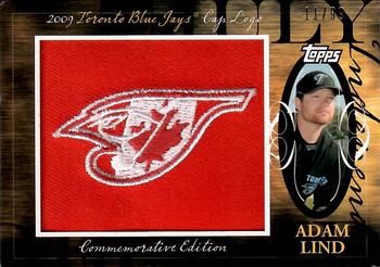 2010 Topps - Manufactured Hat Logo Patch #MHR-217 Adam Lind Front
