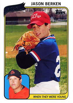2010 Topps - When They Were Young #WTWYJB Jason Berken Front