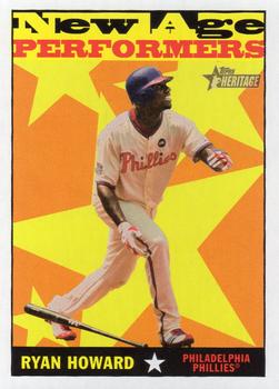 2010 Topps Heritage - New Age Performers #NAP10 Ryan Howard Front