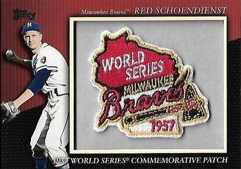 2010 Topps - Manufactured Commemorative Patch #MCP84 Red Schoendienst Front