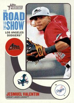 2014 Topps Heritage Minor League - The Road to the Show #RTTS-JV Jesmuel Valentin Front