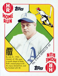 2010 Topps - 1951 Red Back #9 Jimmie Foxx Front