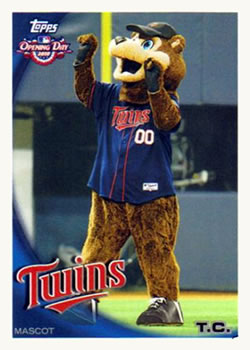 2010 Topps Opening Day - Mascots #M14 TC Bear Front