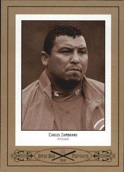 2010 Upper Deck - Portraits #SE-13 Carlos Zambrano Front