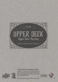 2010 Upper Deck - Portraits Gold #SE-30 Rick Porcello Back