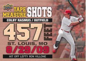 2010 Upper Deck - Tape Measure Shots #TMS-25 Colby Rasmus Front
