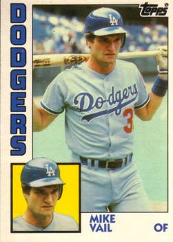 1984 Topps Traded #124T Mike Vail Front