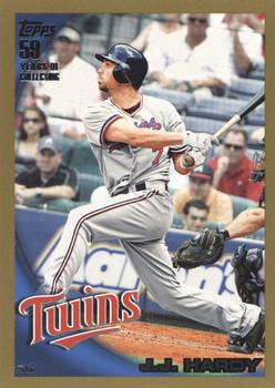 2010 Topps - Gold #413 J.J. Hardy Front