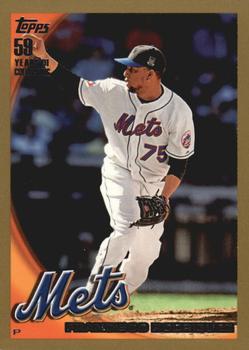 2010 Topps - Gold #507 Francisco Rodriguez Front
