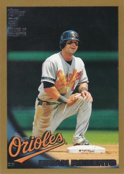 2010 Topps - Gold #592 Brian Roberts Front