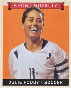 2008 Upper Deck Goudey - Mini Taupe Backs #296 Julie Foudy Front