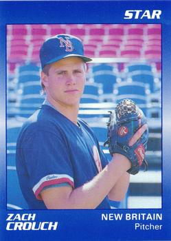1989 Star New Britain Red Sox - Platinum #4 Zach Crouch Front
